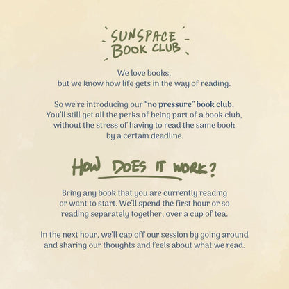 Sunspace Book Club