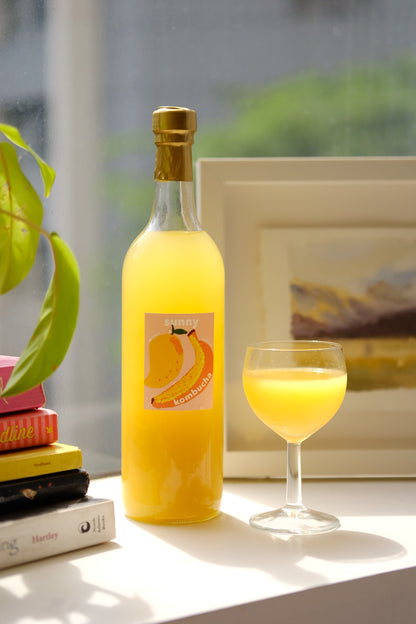 preorder ✨ mango banana kombucha