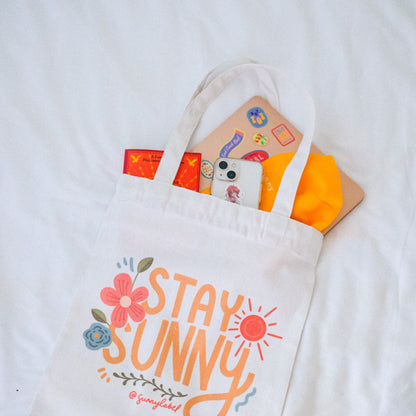 sunny tote bag