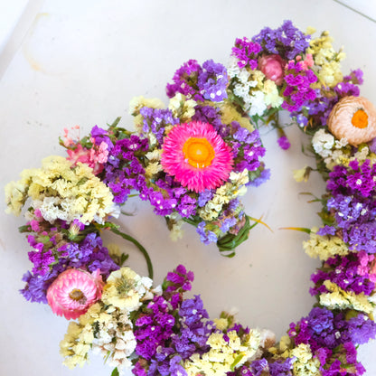 heart flower wreath