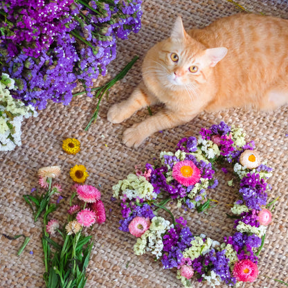 heart flower wreath