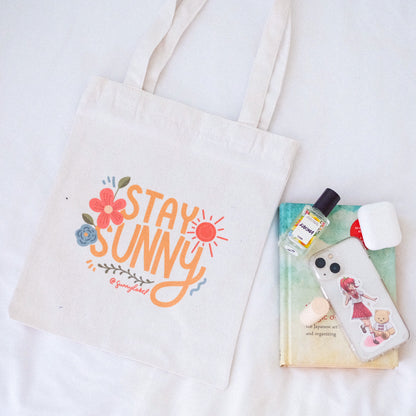 sunny tote bag